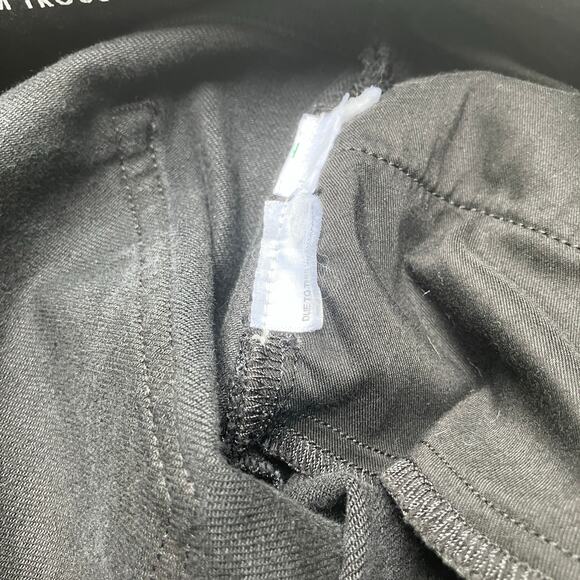 J. Crew Pants Sz 29 Black 96’ Low Rise Denim Trouser Wide Leg Preppy Minimalist - Picture 5 of 7